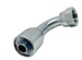 Hydraulic hose fitting, 90 degree ORFS female, part B2-OFFX90-1010, side view