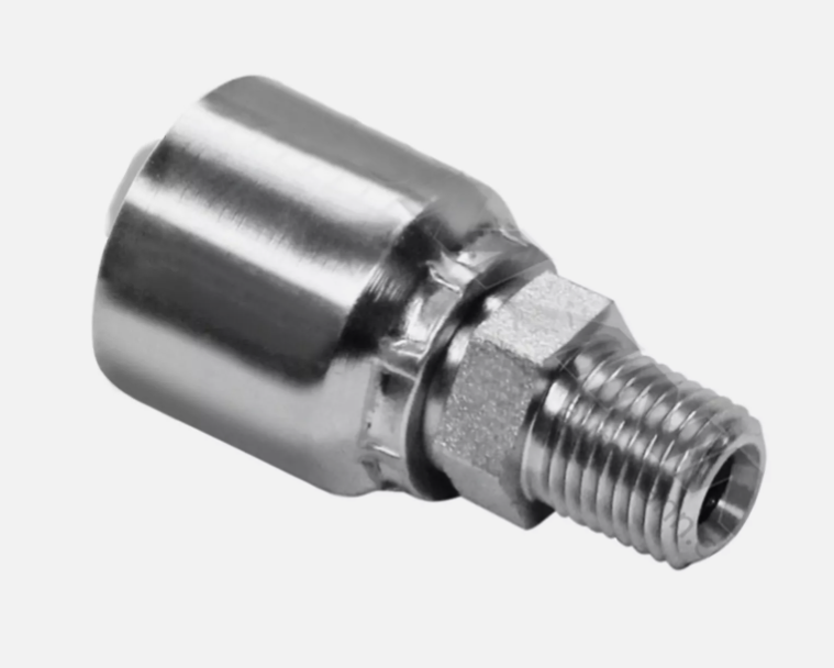 Hydraulic hose fitting, NPTF male, part 14615-0604