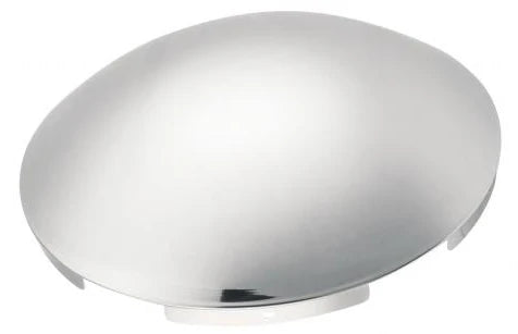 Chrome front hubcap, 5 notch, parts CF105S, 562.B1501SS-BP