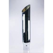 Power Products chrome mitered exhaust stack pipe 7-5 x 36 in