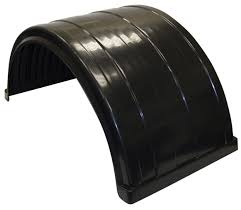 Poly full round fender for up to 24.5 inch truck wheels