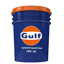 Gulf synthetic hypoid gear oil 75W90, 5 gallon pail, part 337201-448