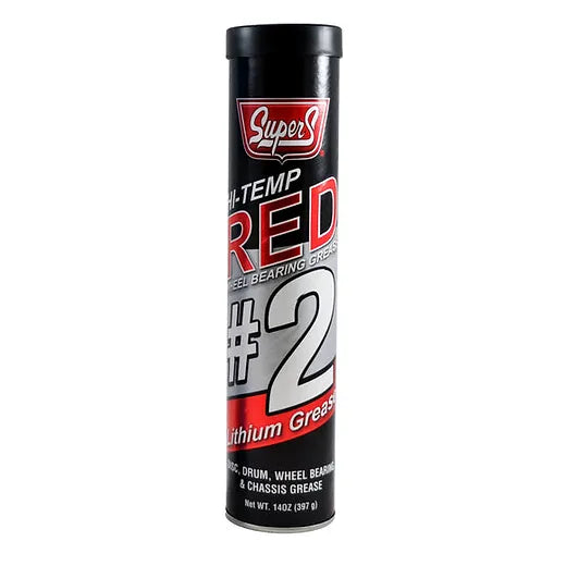 Super S SUS67 MP hi-temp red grease cartridge, 14 oz