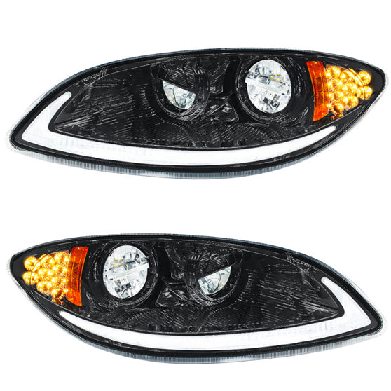 RH headlamp for 2008 and up International ProStar, 9005 high 9006 hi-low
