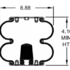 Convoluted Air Spring Replaces W01-358-6947, S-2630, 2B9-201 - Image 3