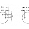 Convoluted Air Spring Replaces W01-358-6947, S-2630, 2B9-201 - Image 4